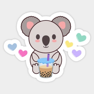 Koala kawaii boba Sticker